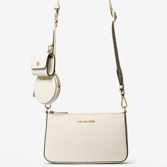 Michael Kors Handbags - MICHAEL KORS
Jet Set Saffiano Leather Crossbody Bag with Case Apple Airpods Pro®